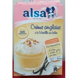 Alsa Préparation Pour Crème Anglaise À La Vanille 3 Sachets 300G