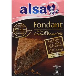 Alsa Préparation Pour Gâteau Fondant Caramel Beurre Salé 362G