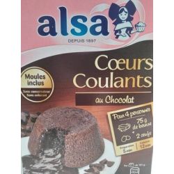 Alsa Préparation Coeurs Coulants Au Chocolat 275G