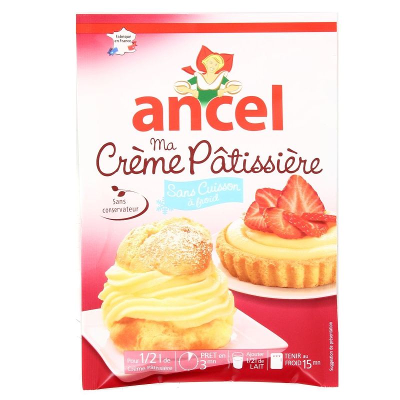 Ancel Préparation Dessert Crème Pâtissière : Le Sachet De 125 G