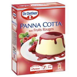 Ancel Préparation Gâteau Panna Cotta Fruits Rouges : La Boite De 109 G