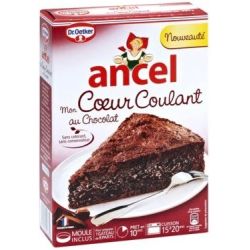 Ancel Préparation Gâteau Cœur Coulant Chocolat : La Boite De 390 G
