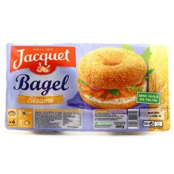 Jacquet 340G 4 Bagel Sesame