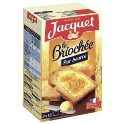 Jacquet Pain Grillé Brioché Pur Beurre : Le Paquet De 250 G