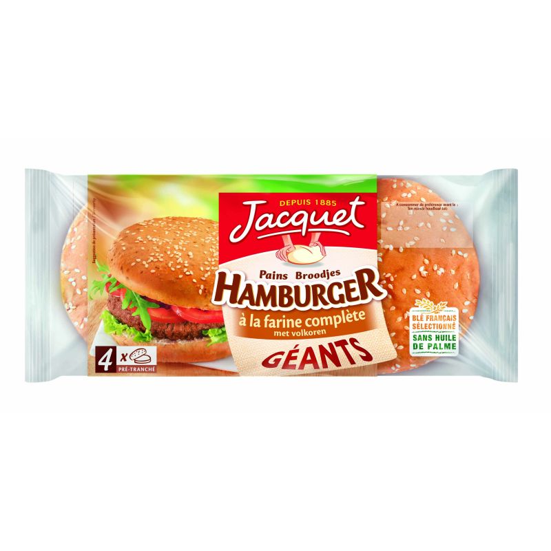 Jacquet Hamburger Complet Geant X4