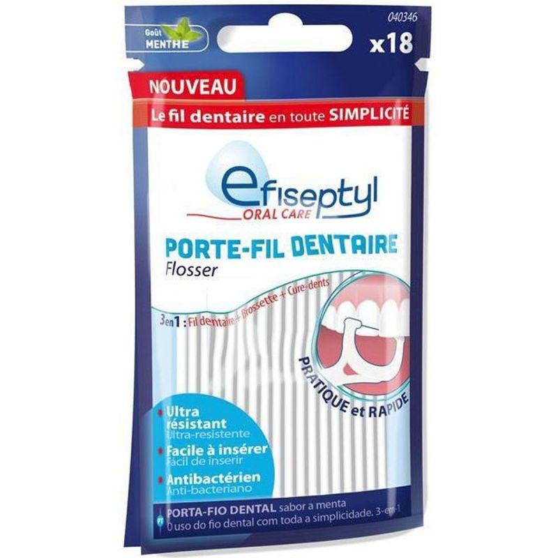 Efiseptyl Porte Fil Dentaire X18