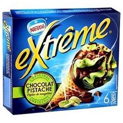 Nestle 720Ml 6 Cornets Extreme Chocolat/Pistache