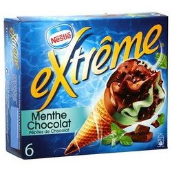 Nestle 720Ml 6 Cornets Extreme Menthe/Chocolat