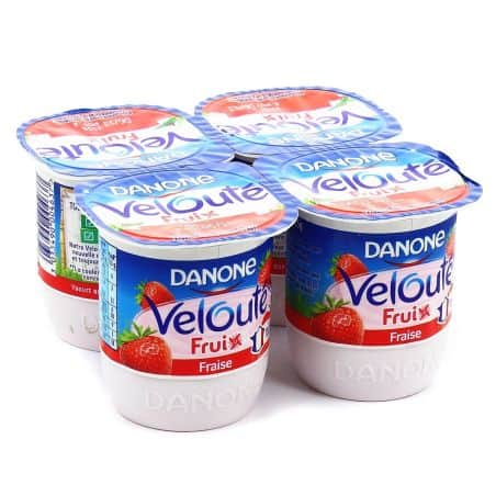 Veloute Dan.Veloute Fruix Fraise4X125G