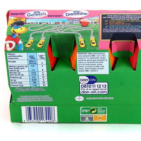 Petits Gervais 6X100G Petit Aux Fruits