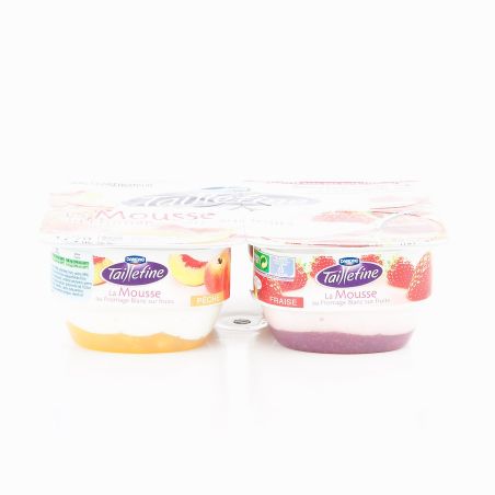 Danone Fromage Mousse Blanc Tafpeche Fraise 4X115G