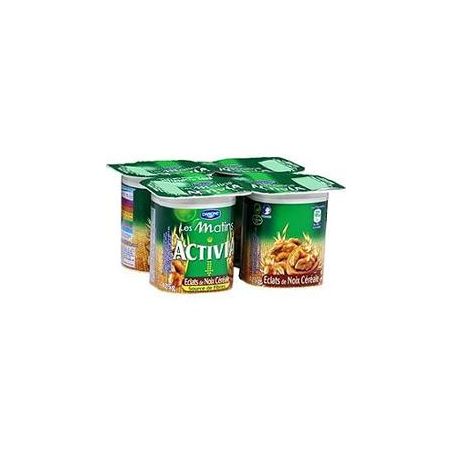 Danone Activia Bif.Noix Cereal.4X125G