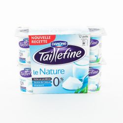 Taillefine 12X125G Yaourt Nature 0% Danone