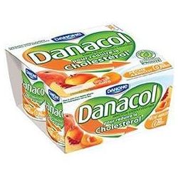 Danacol 4X125G Yaourt Fruits Jaunes