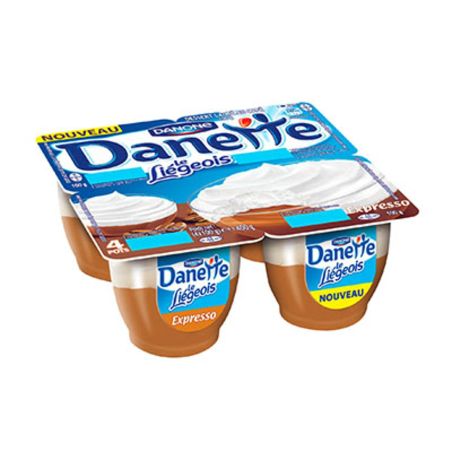 Danette 4X100G Liegeois Expresso