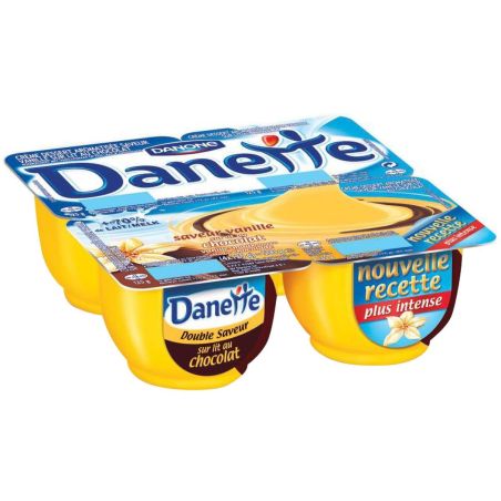 Danone Danette Van.S/Lit Choco 4X125G