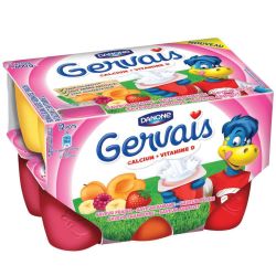 Petits Gervais 12X50G Petit Fruit Panache
