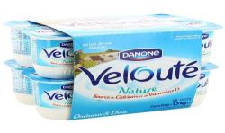 Danone 12X125G Yaourt Veloute Nature