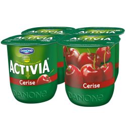 Activia 4X125G Yaourt Bifidus Fruit Cerise