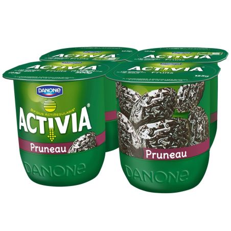 Activia 4X125G Yaourt Pruneaux