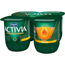 Activia 4X125G Yaourt Bifidus Fruit Abricot