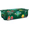 Activia 8X125G Yaourt Panache Cr-Rh-Fi-Pr