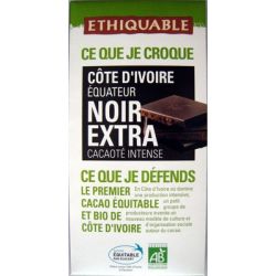 Ethiquable 100G Tablette Chocolat Noir Tradition