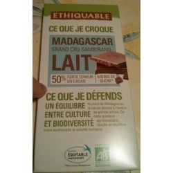 Ethiquable Ethiq Choclt 50% Cacao Bio 100