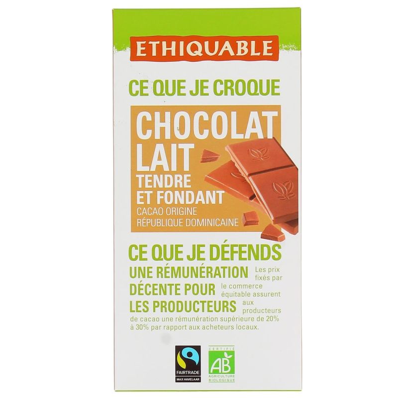 Ethiquable Eth.Choclt Tend./Fdt Bio 100G