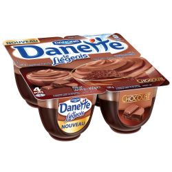 Danette 4X100G Creme Dessert Sens. Double Chocolat