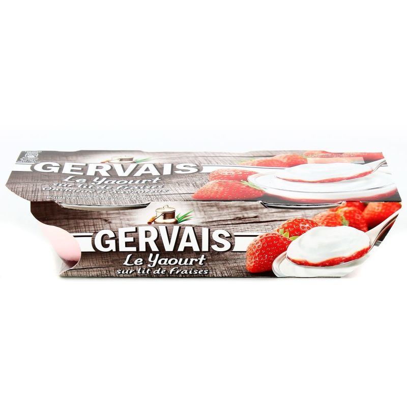 Gervais 2X115G Bicouche Fraise