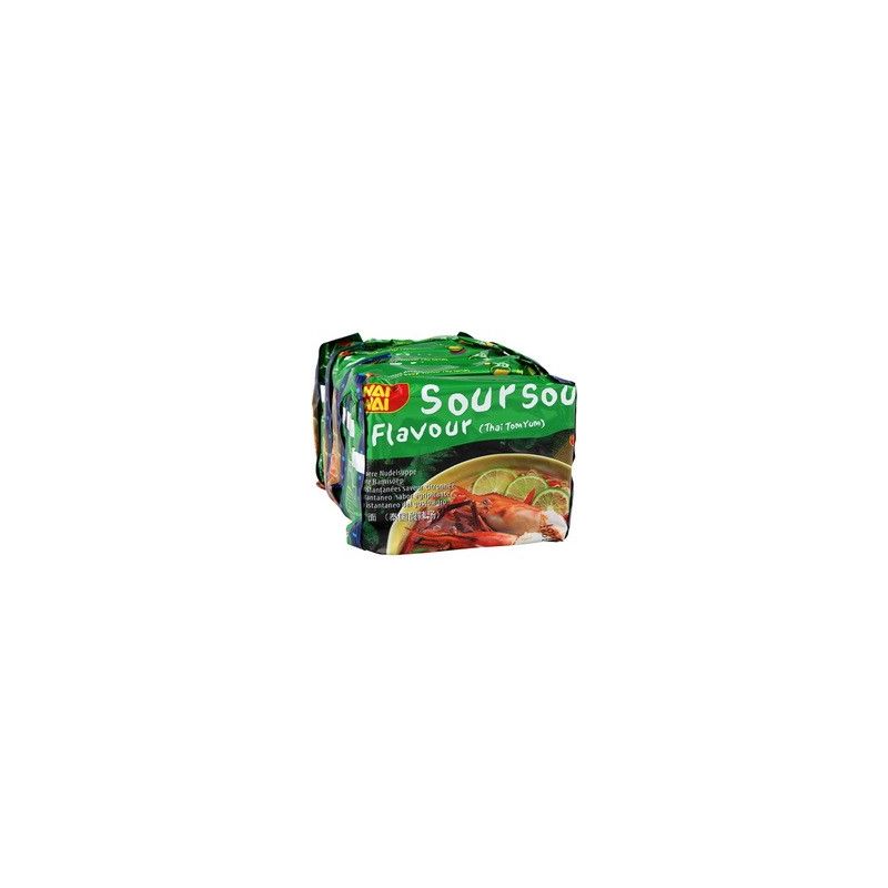 Wai 5X60G Nouille Saveur Citron