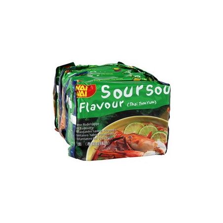 Wai 5X60G Nouille Saveur Citron