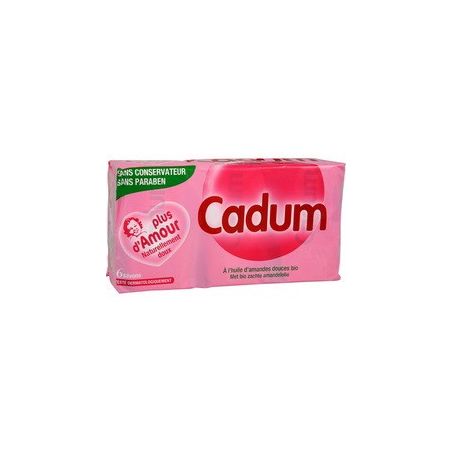 Cadum 6X100G Savons Huile Amande