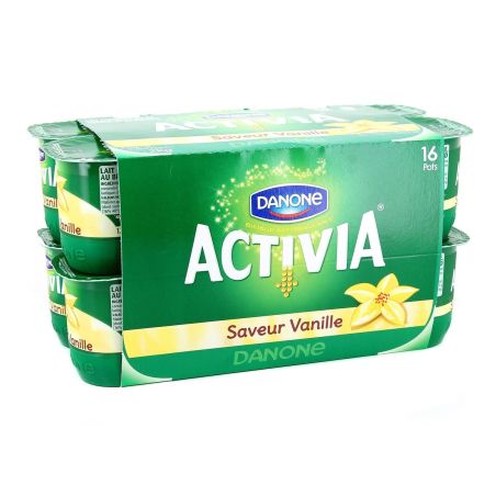 Activia 16X125G Saveur Vanille