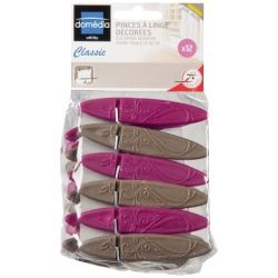 Domedia Pinces Linge X10 Taupe