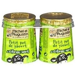Michel Et Augustin 2X125G P.Pot Yrt Citron Vt M.A
