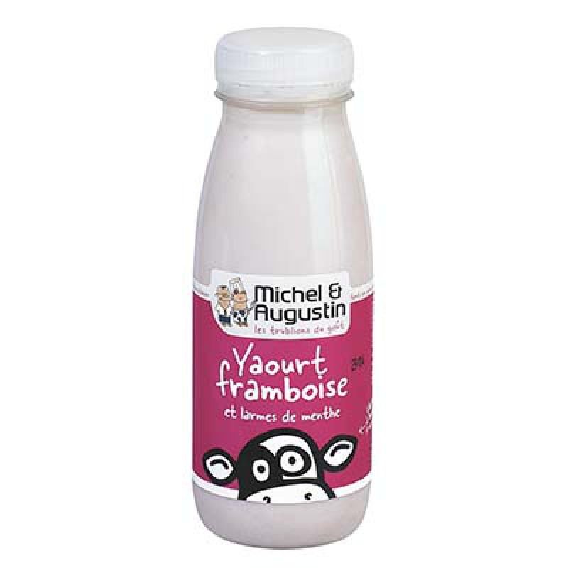 Michel & Augustin Vache Boire Framb/Ment.25
