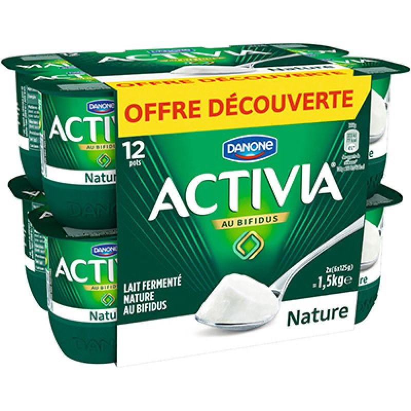 Activia 12X125G Bifidus Nature