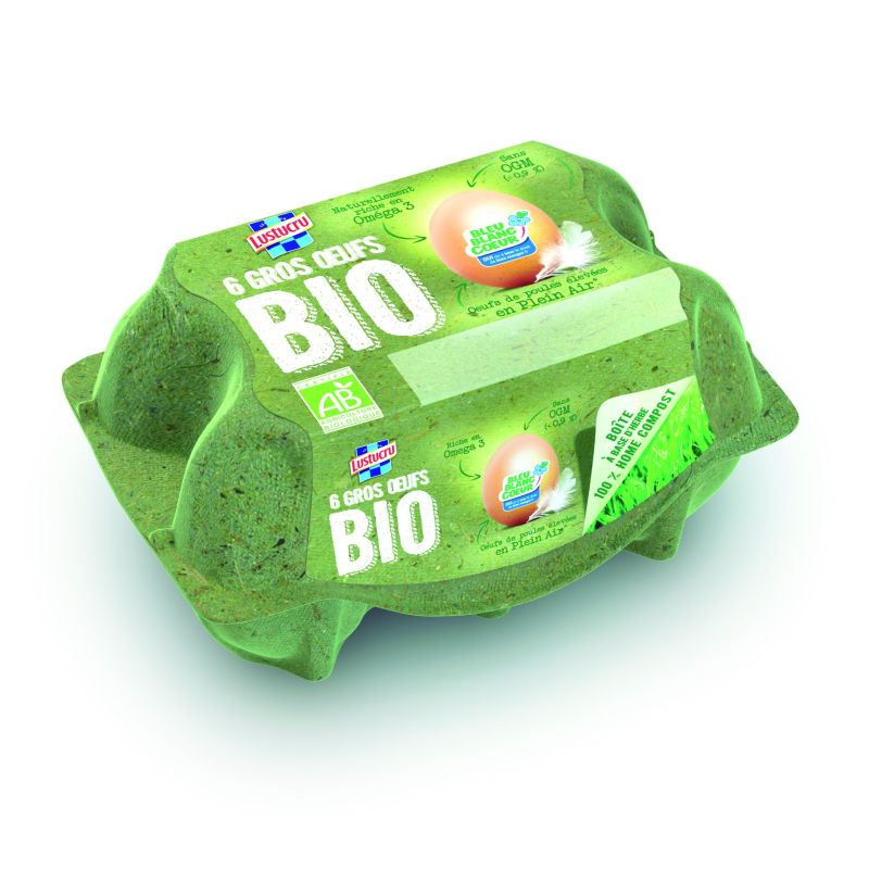 Lustucru 6 Œufs Bio Gros Bbc