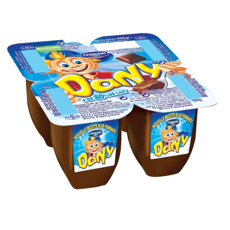 Dany 4X100G Flan Au Chocolat