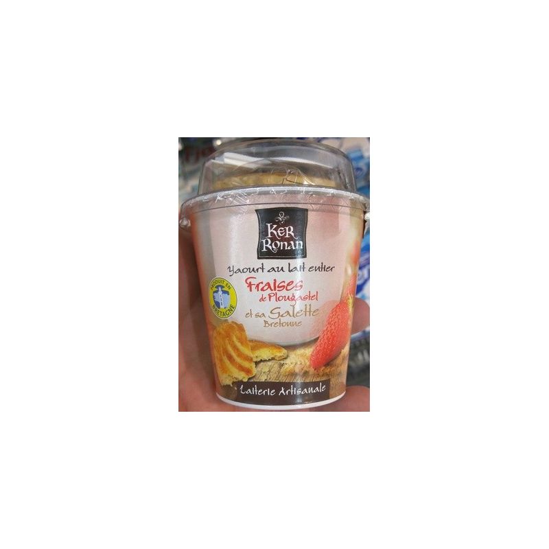 Ker Ronan 150G Yaourt Fraise Plougastel+Galette