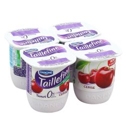 Taillefine 0% Cerise 4X125G