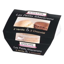 Labeyrie 50G 4 Petits Macarons Chocolat&Vanille