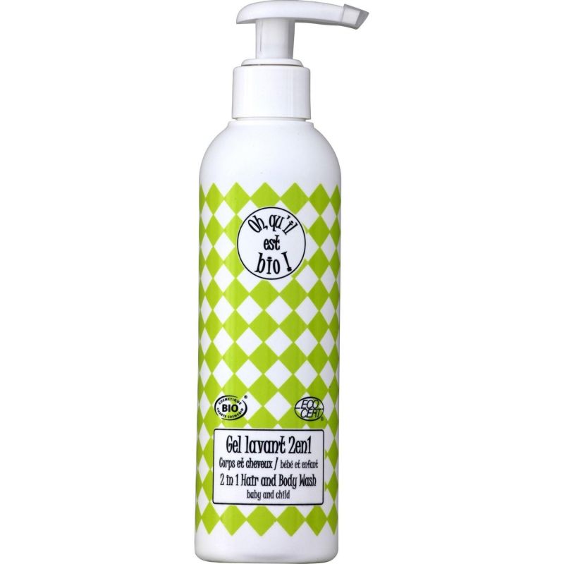 Goodmood Gel Lavant Corps/Cheveux Bébé & Enfant Oh, Qu Il Esaint Bio ! Le Flacon De 250 Ml