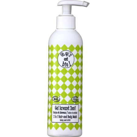 Goodmood Gel Lavant Corps/Cheveux Bébé & Enfant Oh, Qu Il Esaint Bio ! Le Flacon De 250 Ml