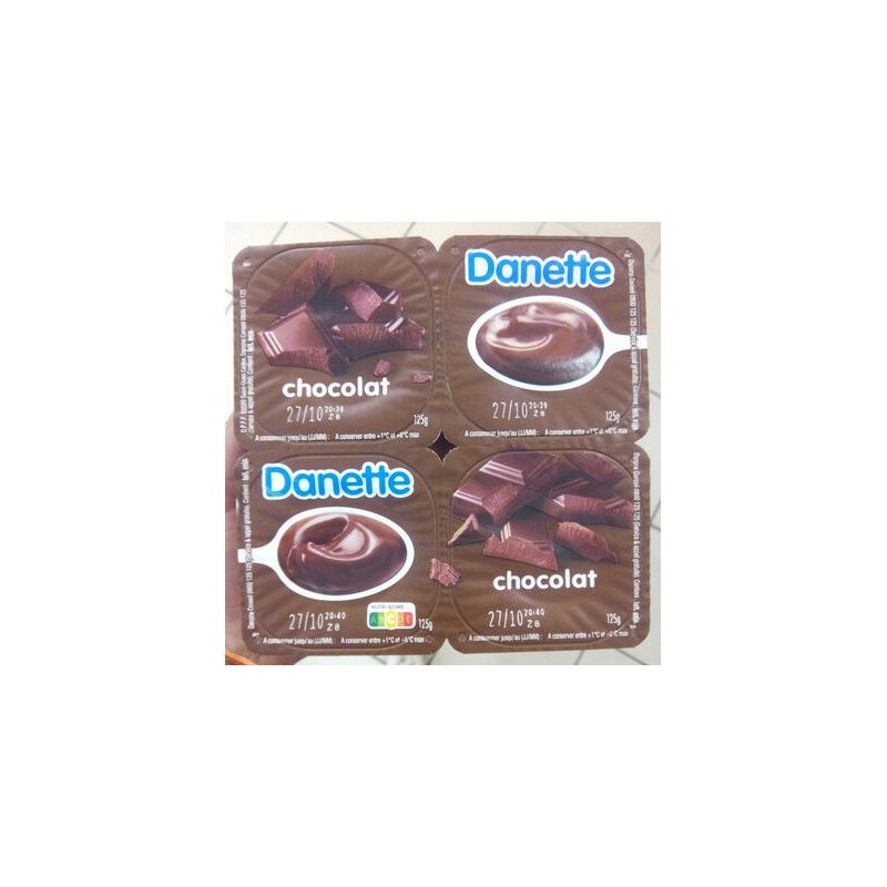 Danette 4X125G Chocolat
