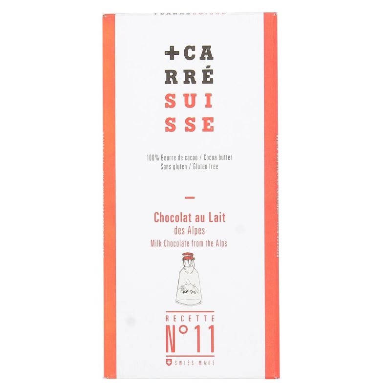 Carre Suisse 100G Choc Lait Montagnes