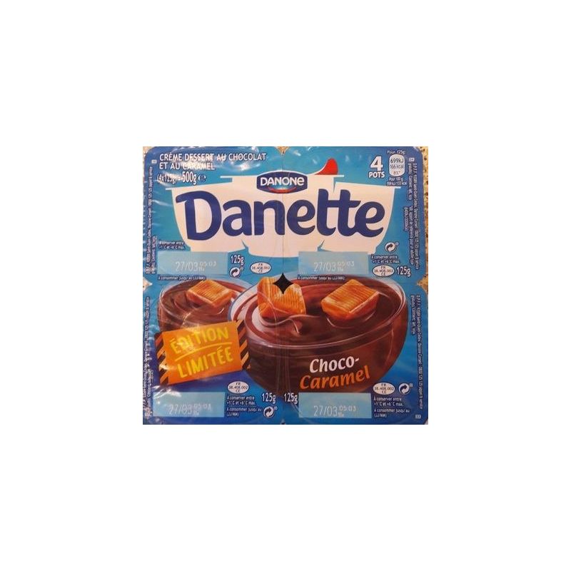 Danette 4X125G Choco/Cara
