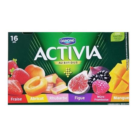 Activia 16X125G Fruit Panache